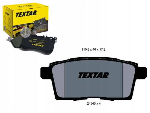 TEXTAR KLOCKI HAMULCOWE TYŁ MAZDA CX-7 06-14 na Arena.pl