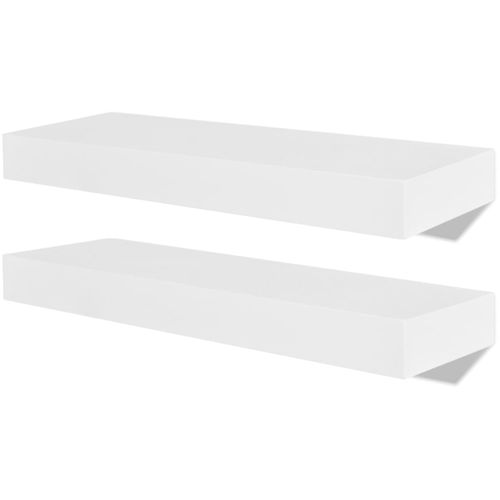 Półki na książki/DVD, 2 szt., białe, MDF na Arena.pl