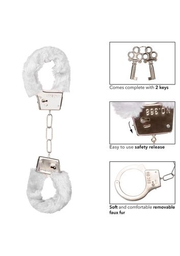Playful Furry Cuffs White na Arena.pl