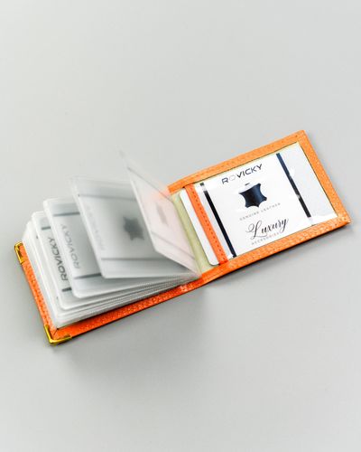etui na karty skórzane 301-bl-orange na Arena.pl