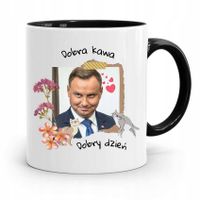 Kubek Czarny Prezydenta Andrzej Duda Dobra Kawa