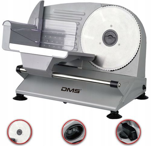 Krajalnica stalowa do chleba wędlin sera 400W DMS AS-400 silver na Arena.pl