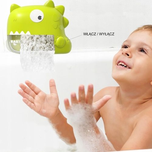 WOOPIE Zabawka do Kąpieli Dinozaur do Robienia Piany Zielony na Arena.pl