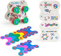 Tiny & Mighty klocki magnetyczne Clixo, Różnokolorowe