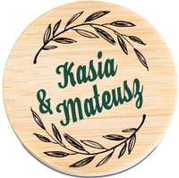 OTWIERACZ DREWNIANY PERSONALIZACJA imiona PODZIĘKOWANIE NA ŚLUB 100 szt