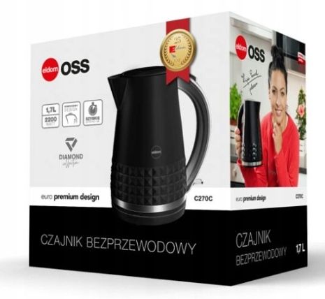 Czajnik Elektryczny Bezprzewodowy Eldom C270 1,7L na Arena.pl