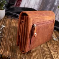 zestaw prezentowy dla niej portfel damski skórznay t-01-or i etui skórzane