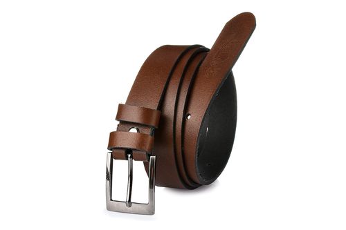 Beltimore skórzany pasek męski brązowy wąski E06 na Arena.pl