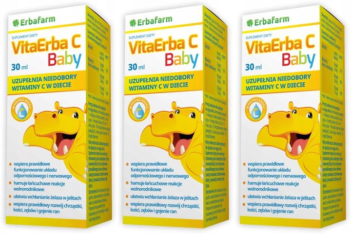 VitaErba C Baby Krople Dla Dzieci Z Witaminą C 30 ml zdjęcie 1