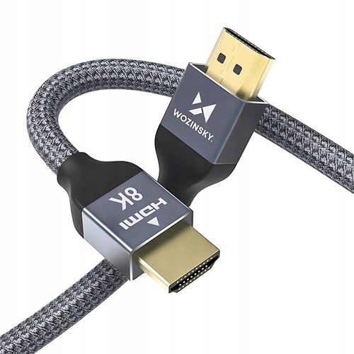 KABEL HDMI 2.1 CERTYFIKOWANY HIGH SPEED 8K 60HZ /4K 120HZ PRZYŁĄCZE na Arena.pl