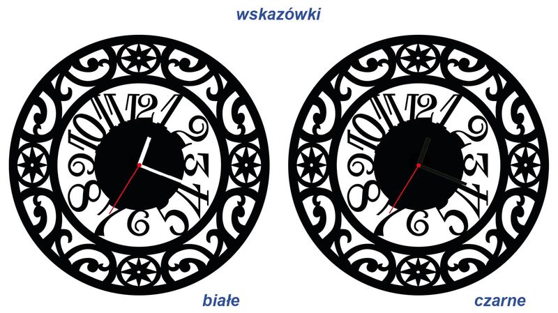 ZEGAR ŚCIENNY RETRO 58cm XXL 20.11 zdjęcie 3