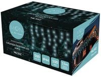 Girlanda świetlna (500 LED, 100 sopli, 15m, zimne białe)