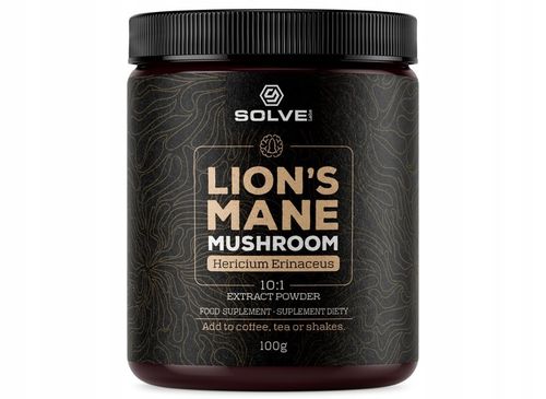 SolveLabs Lion's Mane 10:1 Soplówka Jeżowata 100g na Arena.pl