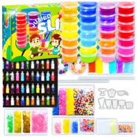 ZESTAW DO ROBIENIA SLIME FABRYKA LABORATORIUM XXL SLIME BOX GLUT JUMBO