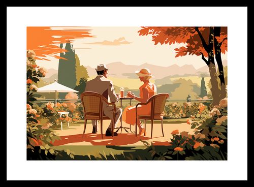 Plakat 30x20cm Retro Randka na Arena.pl