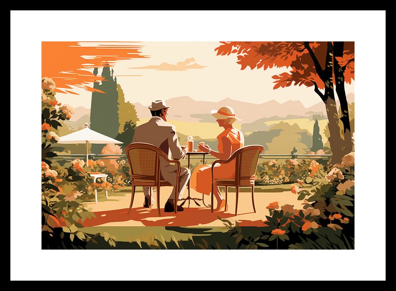 Plakat 30x20cm Retro Randka zdjęcie 3