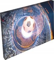 OBRAZ do pokoju piłkarski piłka nożna 3D 120x80