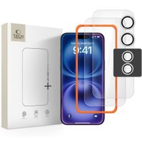 SZKŁO HARTOWANE TECH-PROTECT EASY SET+ 3-PACK IPHONE 17 CLEAR