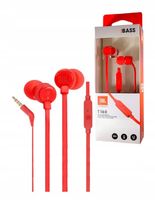 PRZEWODOWE SŁUCHAWKI DOKANAŁOWE / JBL T160 / RED / CZERWONE