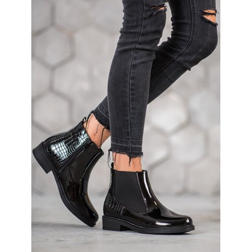 Lakierowane Botki Snake Print r.36 na Arena.pl