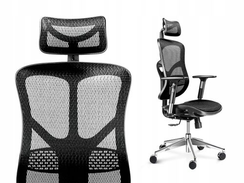 Fotel ergonomiczny Diablo Chairs V-Basic Tkanina Czarny na Arena.pl