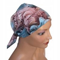 Chusta damska Greta 413 elastyczny wiązany turban także po chemioterapii