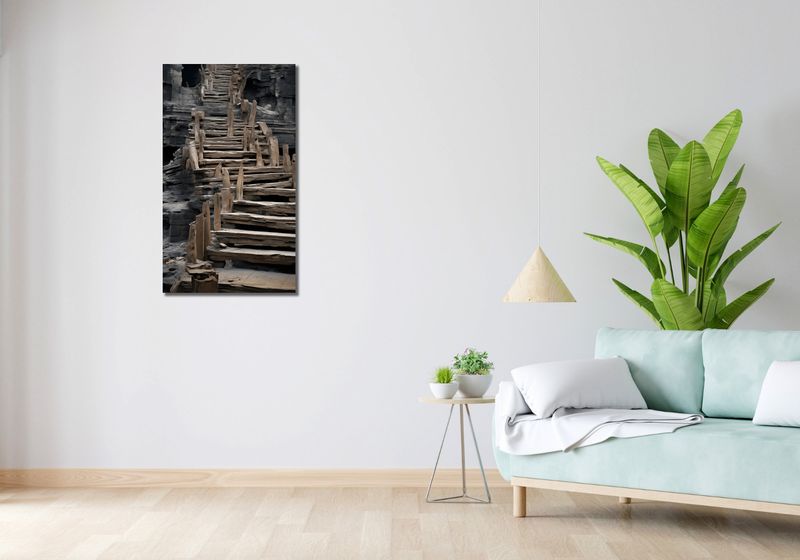 Obraz 50x90cm Schody do Nieznanego zdjęcie 2