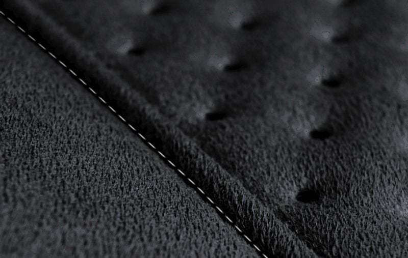 Pokrowce z alcantary przód PRESTIGE 1+1 Czarne do NISSAN QASHQAI I II zdjęcie 2