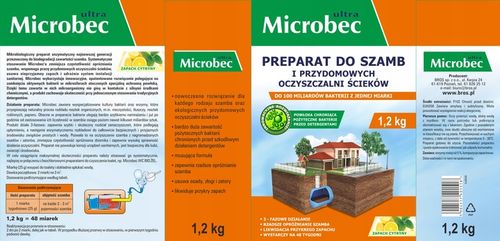MICROBEC ULTRA Preparat do szamb 1,2 kg – zapach cytryny na Arena.pl