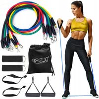 GUMY OPOROWE EKSPANDERY ZESTAW DO ĆWICZEŃ REHABILITACJI CIAŁA Z UCHWYTAMI