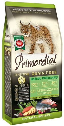 Primordial Cat Grain Free Neutered Sensitive Salmon 2Kg na Arena.pl