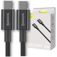 BASEUS SZYBKI KABEL USB C/USB C QC MOCNY 100W 1m