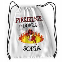 Plecak Dla Sofii Sportowy Szkolny Worek Torba Z Nadrukiem Ze Zdjęciem