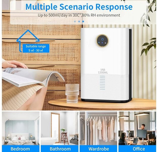 Elektryczny OSUSZACZ powietrza IAB H3-S 720 W 0,5 l/24h USUWA WILGOĆ zdjęcie 9