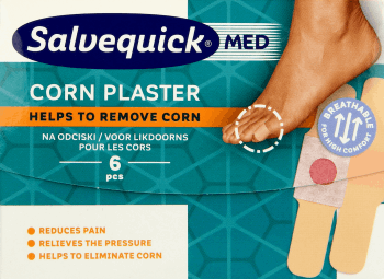 SALVEQUICK Corn Plaster 6 szt. na Arena.pl