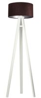 Lampa stojąca HOME 40 brązowa/srebrna/biała
