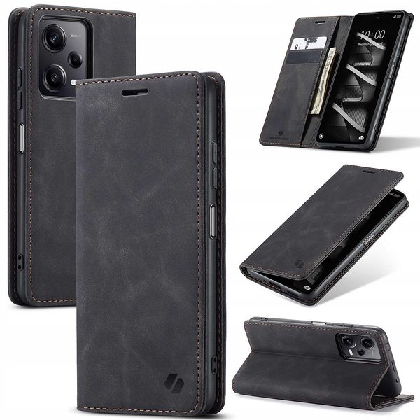 Spacecase Wallet Poco X5 Pro/Note 12 Pro Black zdjęcie 7
