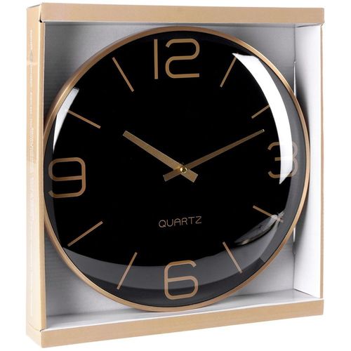Zegar ścienny złoty czarny 30 cm na Arena.pl