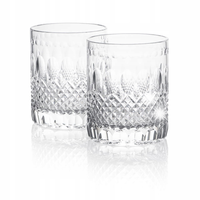 AmberGlass Szlif nr.4 Ekskluzywne kryształowe szklanki do whisky 2szt.