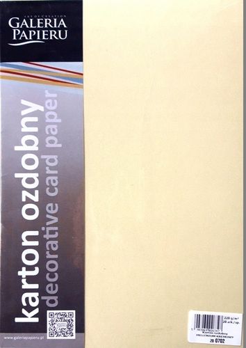 karton ozdobny millenium kremowy 220g/m2 (20) 6347 na Arena.pl
