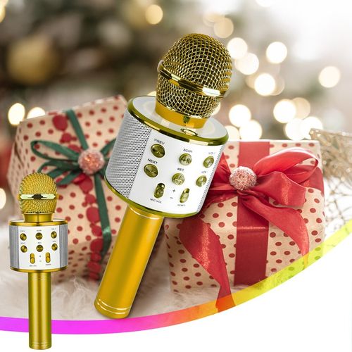MIKROFON BEZPRZEWODOWY KARAOKE GŁOŚNIK BLUETOOTH PREZENT DLA DZIECI na Arena.pl