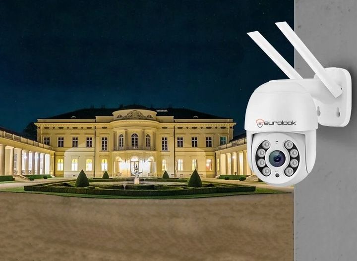 Kamera Zewnętrzna Obrotowa IP WiFi 2MP Full HD ZOOM 2MPx 1920 x 1080P BIAŁA zdjęcie 10