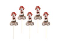 Pikery dekoracyjne, Peniski, 12,5 cm, 6 szt.