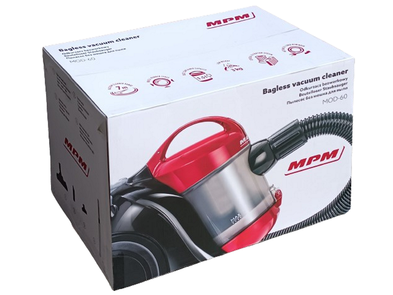 Odkurzacz bezworkowy MPM MOD-60 - 700W zdjęcie 1