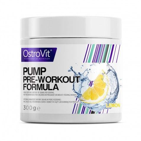 Ostrovit PUMP PRE-WORKOUT FORMULA 300g CYTRYNA na Arena.pl