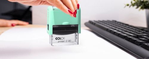 COLOP C30 Pieczątka do 6 wersów FIRMOWA LEKARSKA IMIENNA BIUROWA - kolory na Arena.pl
