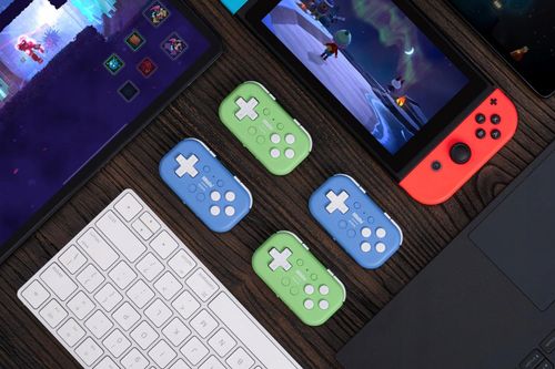 Gamepad Kontroler 8BitDo Micro Bluetooth Zielony do Nintendo Switch Android na Arena.pl