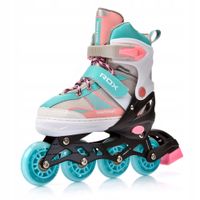 ROLKI REGULOWANE ROX M 34-37 ABEC7 kółka PU 80A
