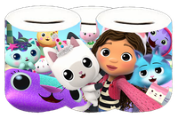 Skarbonka Ceramiczna Koci Domek Gabi