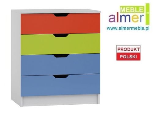 komoda dziecięca MIŁOSZ N1 do pokoju dziecka 80x47 w.82 meble dla dzieci na Arena.pl